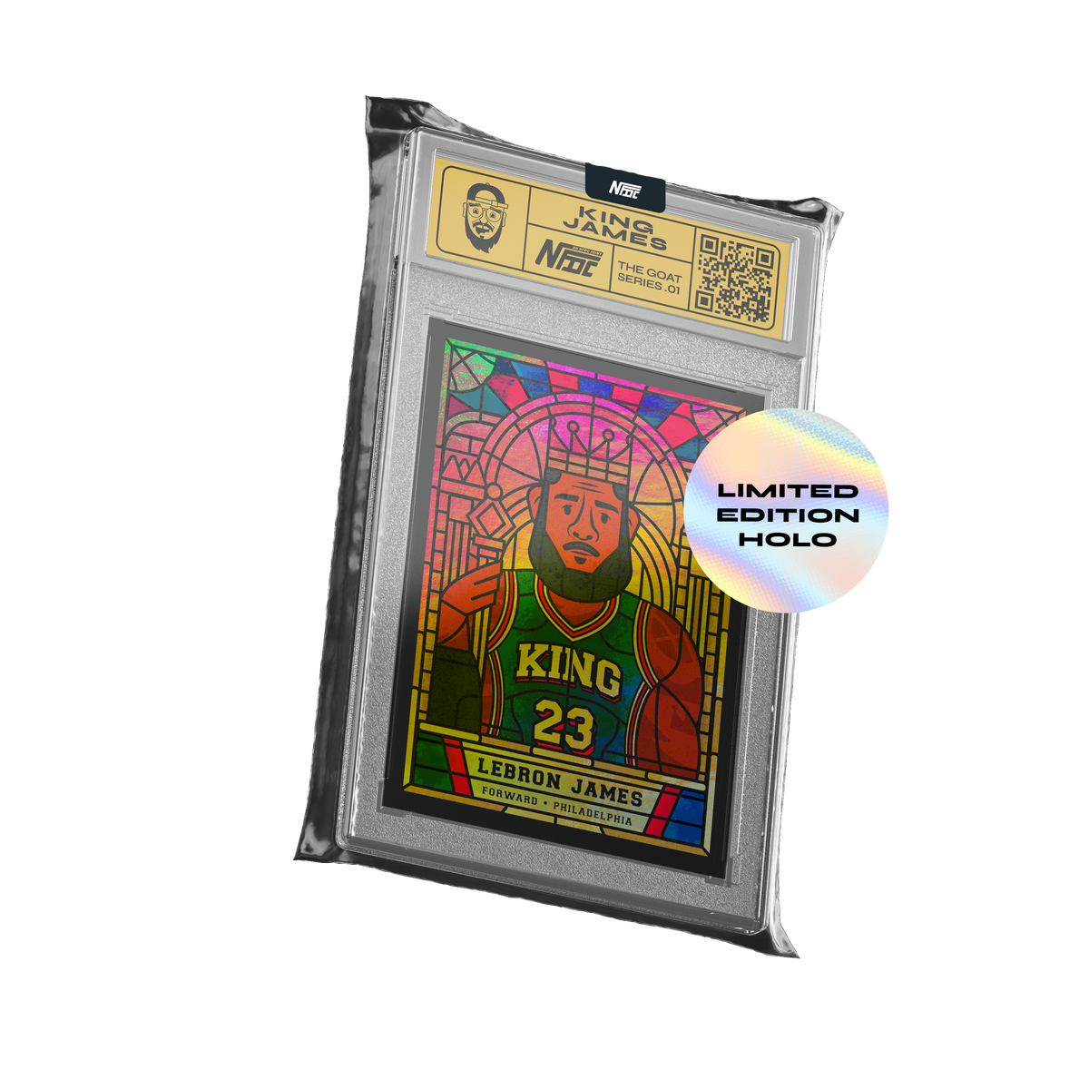 "King James" Lebron James Holographic Card