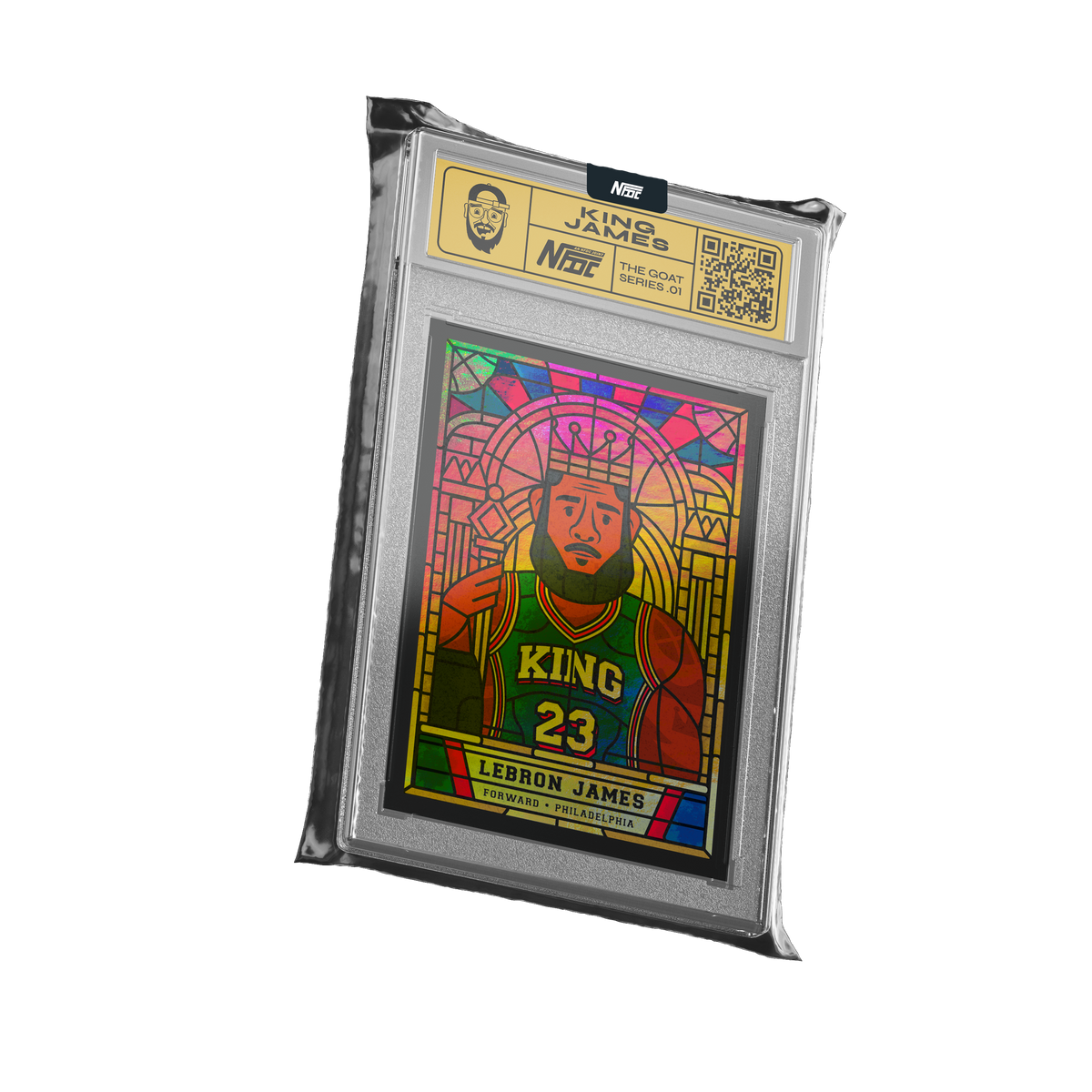 "King James" Lebron James Holographic Card