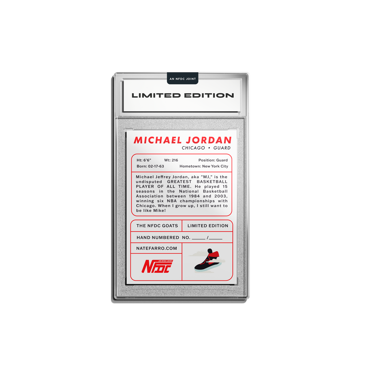 "Air" Michael Jordan Holographic Card