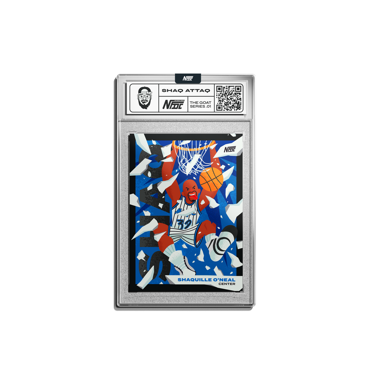 "Shaq Attaq" Shaquille O'Neal Trading Card