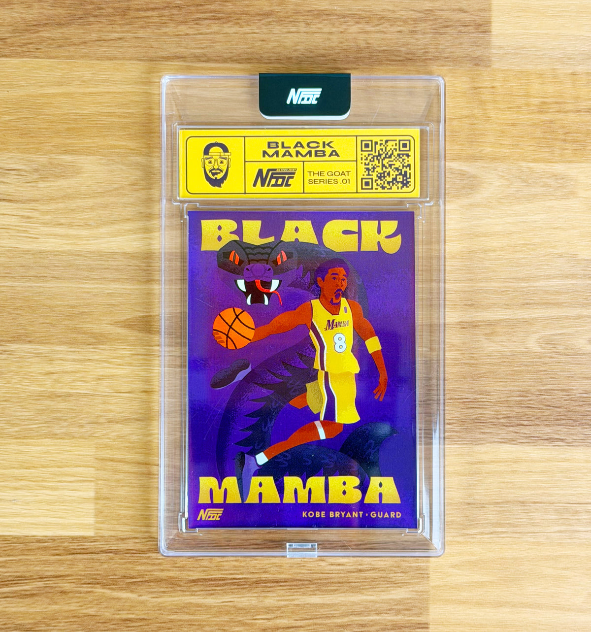 "Black Mamba" Kobe Bryant Holographic Card