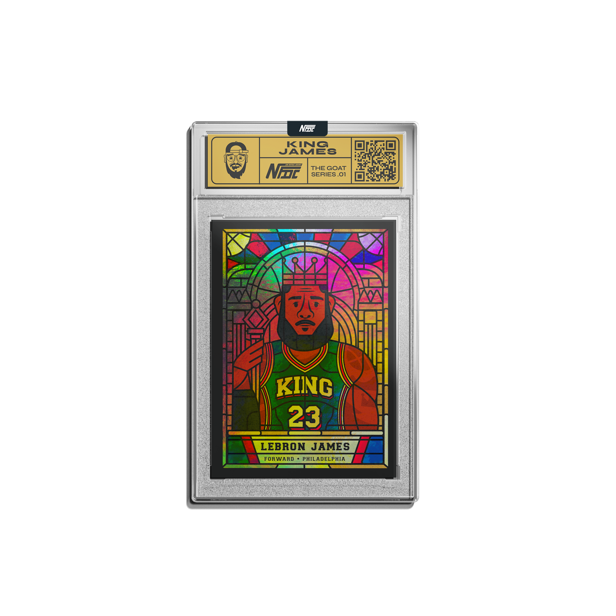 "King James" Lebron James Holographic Card
